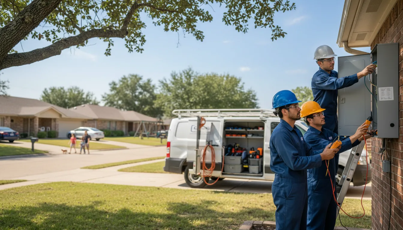 Certified electrician providing emergency electrical services in Omro, WI
